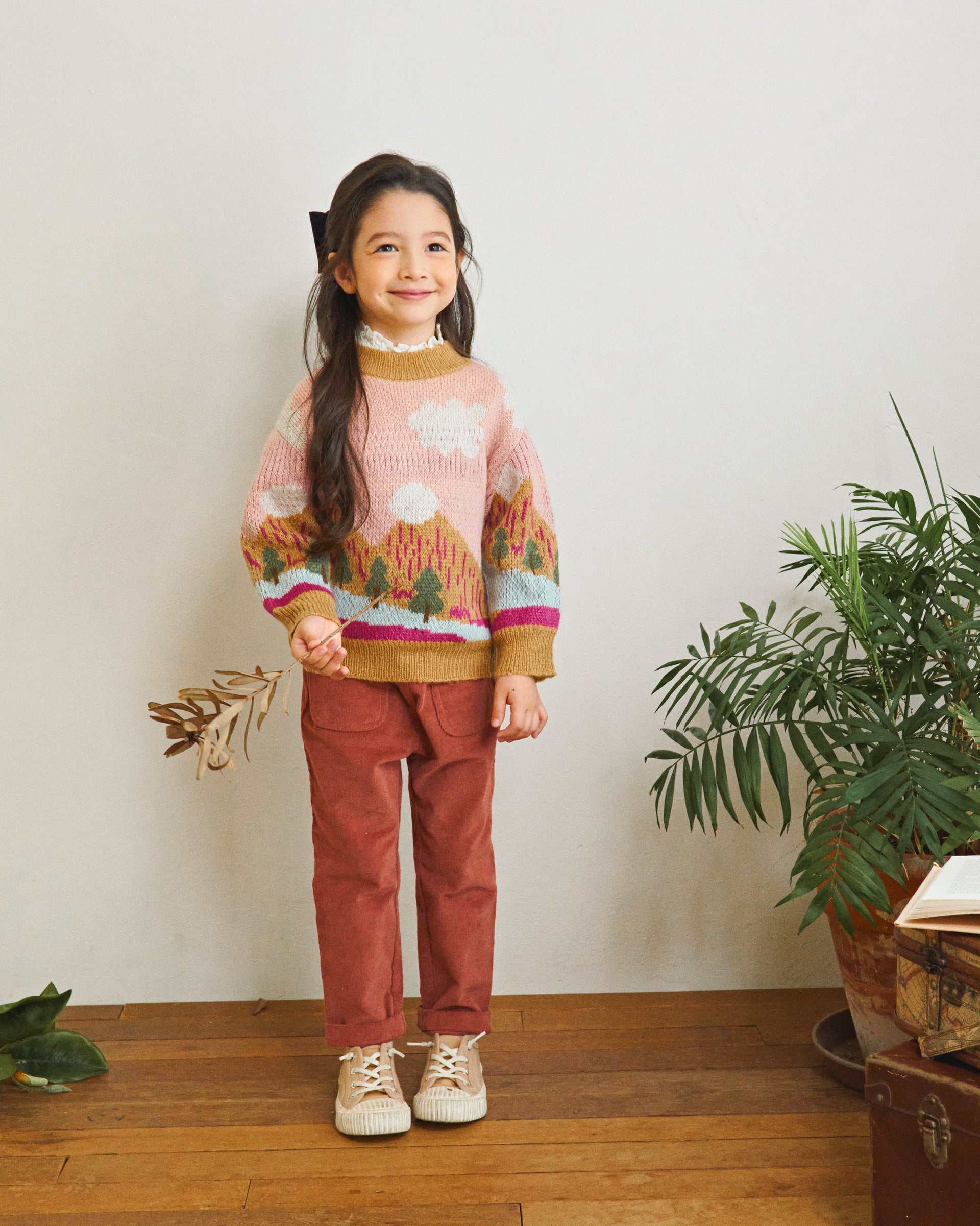 Cozy Mountain View Knit Sweater