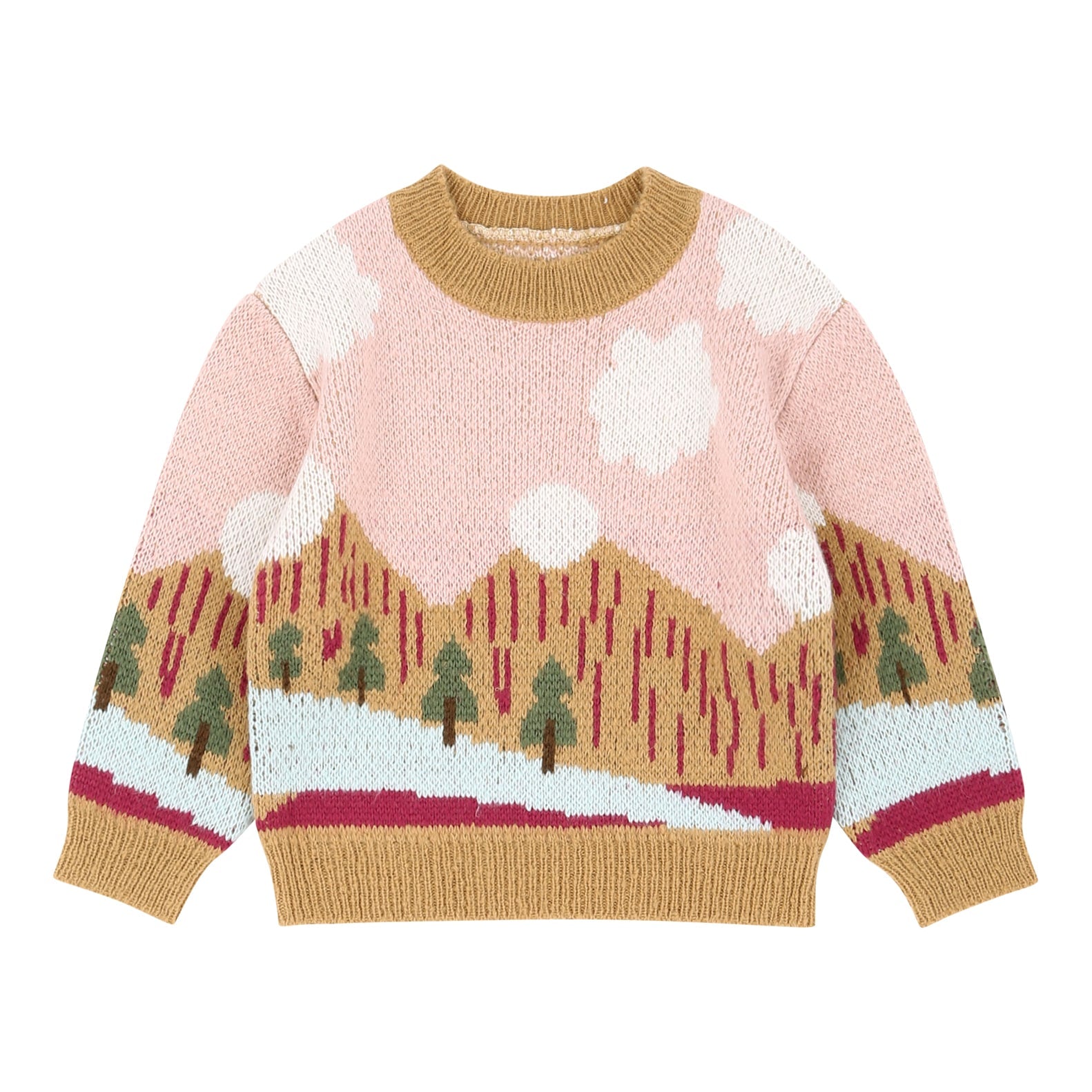 Cozy Mountain View Knit Sweater
