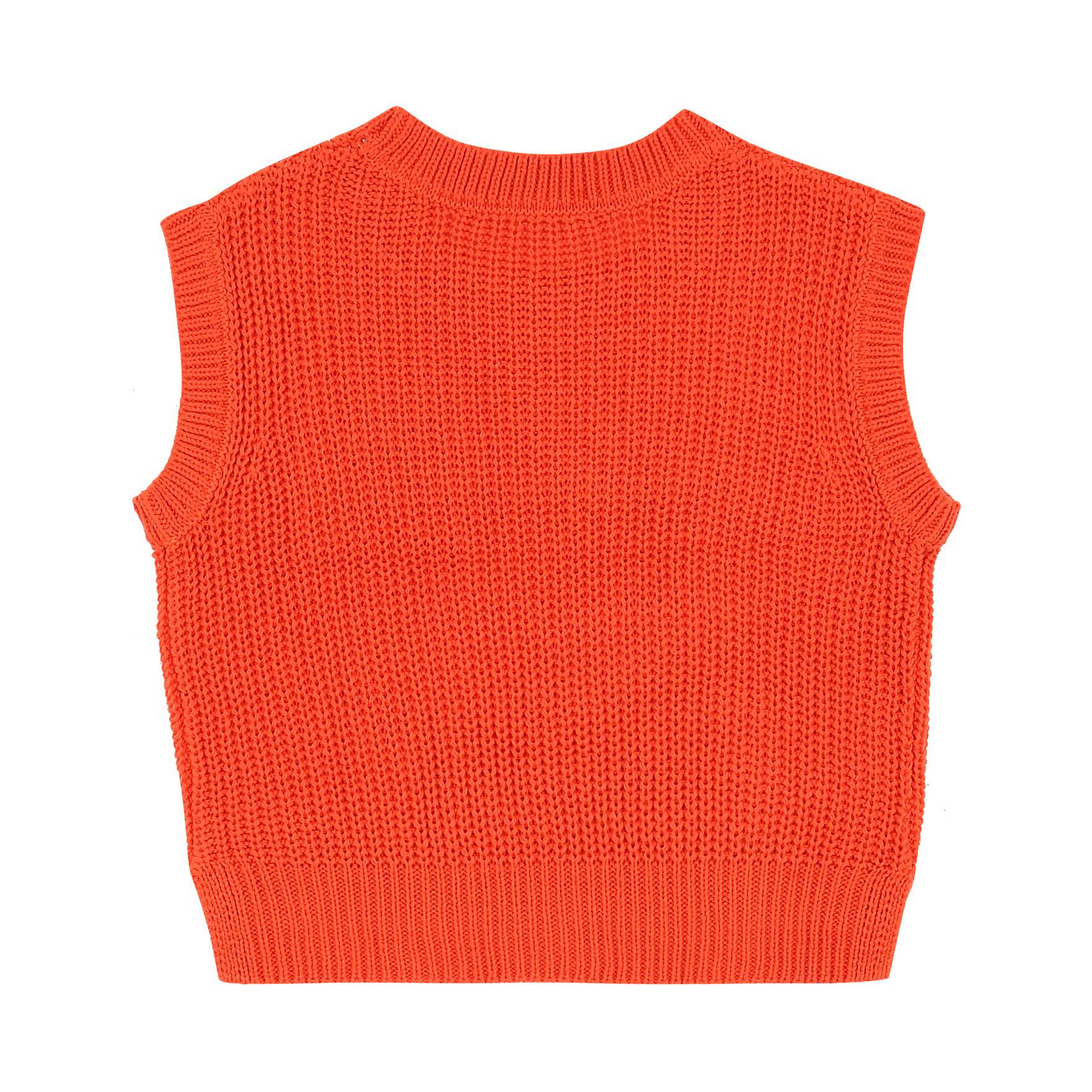 Jenny Solid Knit Vest - ToTo Heros l Premium Children's Clothing